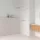 Arezzo design Clear Walk-in zuhanyfal 120x200 cm, bordázott üveg/balos 