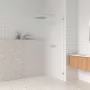 Arezzo design Clear Walk-in zuhanyfal 120x200 cm, bordázott üveg/balos 