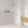 Arezzo design Clear Walk-in zuhanyfal 90x200 cm, bordázott üveg/balos 