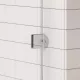 Arezzo design Clear profil szett Walk-in zuhanyfalhoz, króm kivitelben