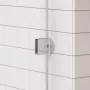 Arezzo design Clear profil szett Walk-in zuhanyfalhoz, króm kivitelben