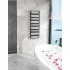 Arezzo design Cube Black törölközőszárító radiátor 1100x500 mm AR-CB11050