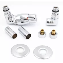   Arezzo design Cornerpex balos radiátor szelep szett, króm AR-CORNERPEX-CR-L