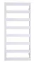 Arezzo design Cube White törölközőszárító radiátor 1100x500 mm AR-CW11050 (KIFUTÓ)