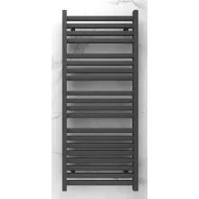   Arezzo design DUO ANTRACIT 1200x500 törölközőszárítós radiátor, fényes antracit AR-DU12050A