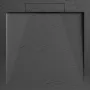 Arezzo design STONE öntött márvány zuhanytálca 90x90 cm, antracit AR-DYT099LA