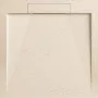 Arezzo design STONE öntött márvány zuhanytálca 90x90 cm, bézs AR-DYT099LBG