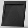 Arezzo design STONE öntött márvány zuhanytálca 90x90 cm fekete AR-DYT099LB
