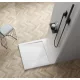 Arezzo Design STONE öntött márvány zuhanytálca 90x90 cm fehér (AR-DYT099LW)
