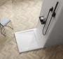 Arezzo Design STONE öntött márvány zuhanytálca 90x90 cm fehér (AR-DYT099LW)