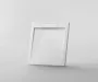 Arezzo design STONE öntött márvány zuhanytálca 90x90 cm fehér AR-DYT099LW