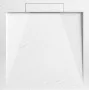Arezzo design STONE öntött márvány zuhanytálca 90x90 cm fehér AR-DYT099LW