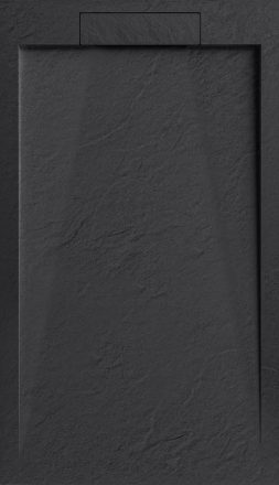 Arezzo design STONE öntött márvány zuhanytálca 120x90 cm, fekete AR-DYT129LB