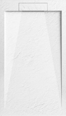 Arezzo design STONE öntött márvány zuhanytálca 120x90 cm, fehér AR-DYT129LW