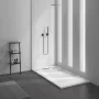 Arezzo Design STONE pala hatású öntött márvány zuhanytálca 120x90 cm fehér (AR-DYT129LW)