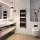 Arezzo design Flat Black 1500x500 törölközőszárítós radiátor AR-FB15050