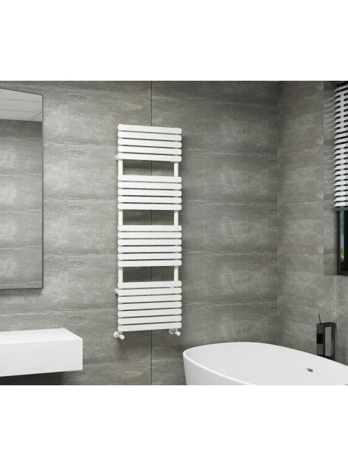 Arezzo design Flat White 500x1500 törölközőszárítós radiátor AR-FW15050
