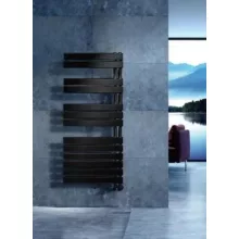   Arezzo design Horizont Black 1355x550 törölközőszárítós radiátor HB13555
