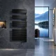 Arezzo design Horizont Black 1355x550 törölközőszárítós radiátor HB13555