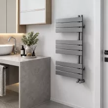   Arezzo design Horizont 900x500 törölközőszárítós radiátor, gun metal AR-HGM9050