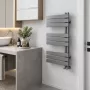Arezzo design Horizont 900x500 törölközőszárítós radiátor, gun metal AR-HGM9050
