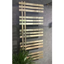   Arezzo design Horizont Slim törölközőszárító acél radiátor 1200x500, fényes arany AR-HS12050SGLE