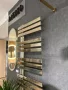 Arezzo design Horizont Slim törölközőszárító acél radiátor 1200x500, fényes arany AR-HS12050SGLE