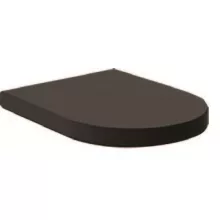 Arezzo design Indiana soft close WC tető, fekete AR-ISCB
