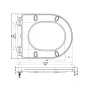 Arezzo design Indiana SoftClose WC tető AR-ISCSLIM