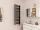 Arezzo design Linear matt fekete 1250x500 törölközőszárítós radiátor AR-LR12050B