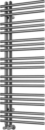 Arezzo design Linear 1200x500 törölközőszárító radiátor, gun metal AR-LR12050GM