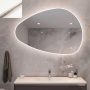 Arezzo design ívelt okos tükör LED világítással 55x80 cm AR-M3090