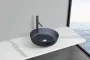 Arezzo Design Ruben üveg mosdó 42 cm, matt szürke AR-M331