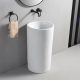 Arezzo design Lincoln álló porcelán mosdó 45x45x81 cm, fényes fehér AR-M9014A