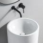 Arezzo design Macon álló porcelán mosdó 45x45x81 cm, fényes fehér AR-M9014A