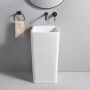 Arezzo design Fontana álló porcelán mosdó 41x41x83 cm, fényes fehér AR-M9015A