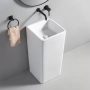 Arezzo design Fontana álló porcelán mosdó 41x41x83 cm, fényes fehér AR-M9015A