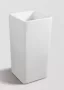 Arezzo design Fontana álló porcelán mosdó 41x41x83 cm, fényes fehér AR-M9015A