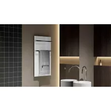  Arezzo design Onyx 2 elektromos törölközőszárító radiátor 900x470, fényes fehér AR-ONYX2MW