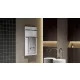 Arezzo design Onyx 2 elektromos törölközőszárító radiátor 900x470, fényes fehér AR-ONYX2MW