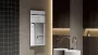 Arezzo design Onyx 2 elektromos törölközőszárító radiátor 900x470, fényes fehér AR-ONYX2MW