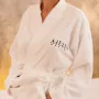 Arezzo design Pure Cotton pamut köntös L méret, fehér kivitelben