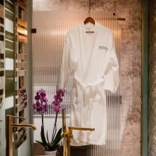 Arezzo design Pure Cotton pamut köntös M méret, fehér kivitelben