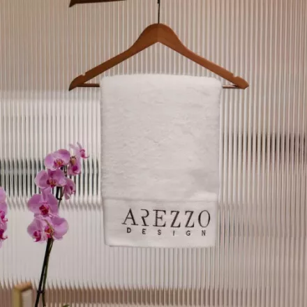 Arezzo design Pure Cotton pamut törölköző 70x140 cm, fehér AR-PURETWWL