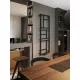 Arezzo design Rockwall törölközőszárító radiátor 1140x500 mm, fekete AR-RO11050B