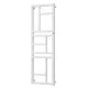 Arezzo design Rockwall törölközőszárító radiátor 1140x500 mm, fényes fehér AR-RO11050W