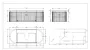 Arezzo design Silina alsószekrény 120x50 cm mosdóval, tölgy kivitelben