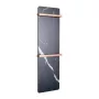 Arezzo Design Stoneline elektromos kőhatású törölközőszárító radiátor 900×300 mm, fekete kivitelben.