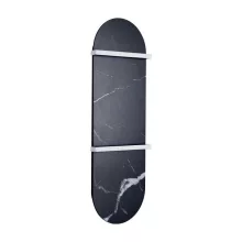   Arezzo design Stoneline Round elektromos kőhatású törölközőszárító radiátor 900x300, fekete AR-SLR900300B
