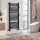 Arezzo design Smart törölközőszárítós radiátor 1200x500 mm, matt fekete AR-SM12050A